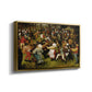 The Wedding Dance, c. 1566 - Floater Framed Canvas Print