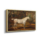 Grey Arabian Stallion, Property of Sir Watkin Williams-Wynn, c. 1817 - Floater Framed Canvas Print