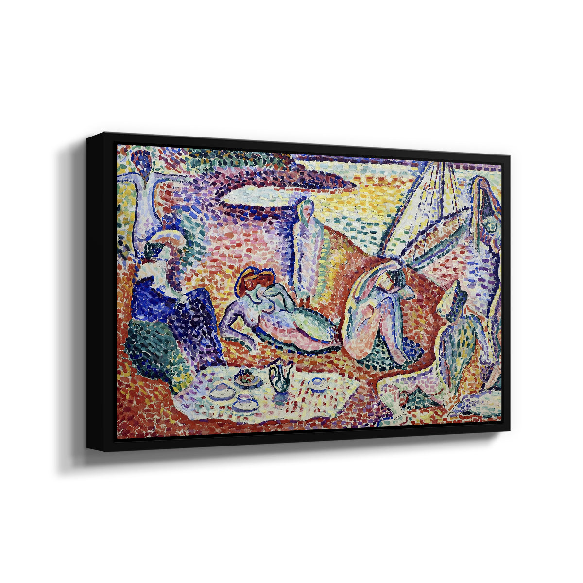 Luxe, Calme et Volupté, 1904 - Floater Framed Canvas Print