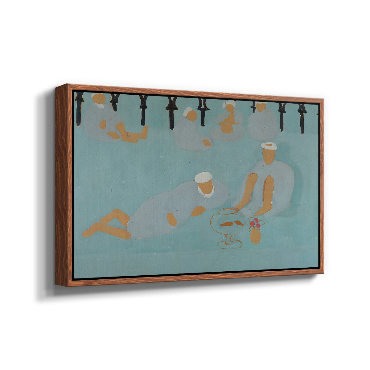 Arab Coffeehouse (Le café Maure), 1913 - Floater Framed Canvas Print