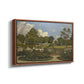 The Painter's Garden at Saint-Privé, 1886 - Floater Framed Canvas Print