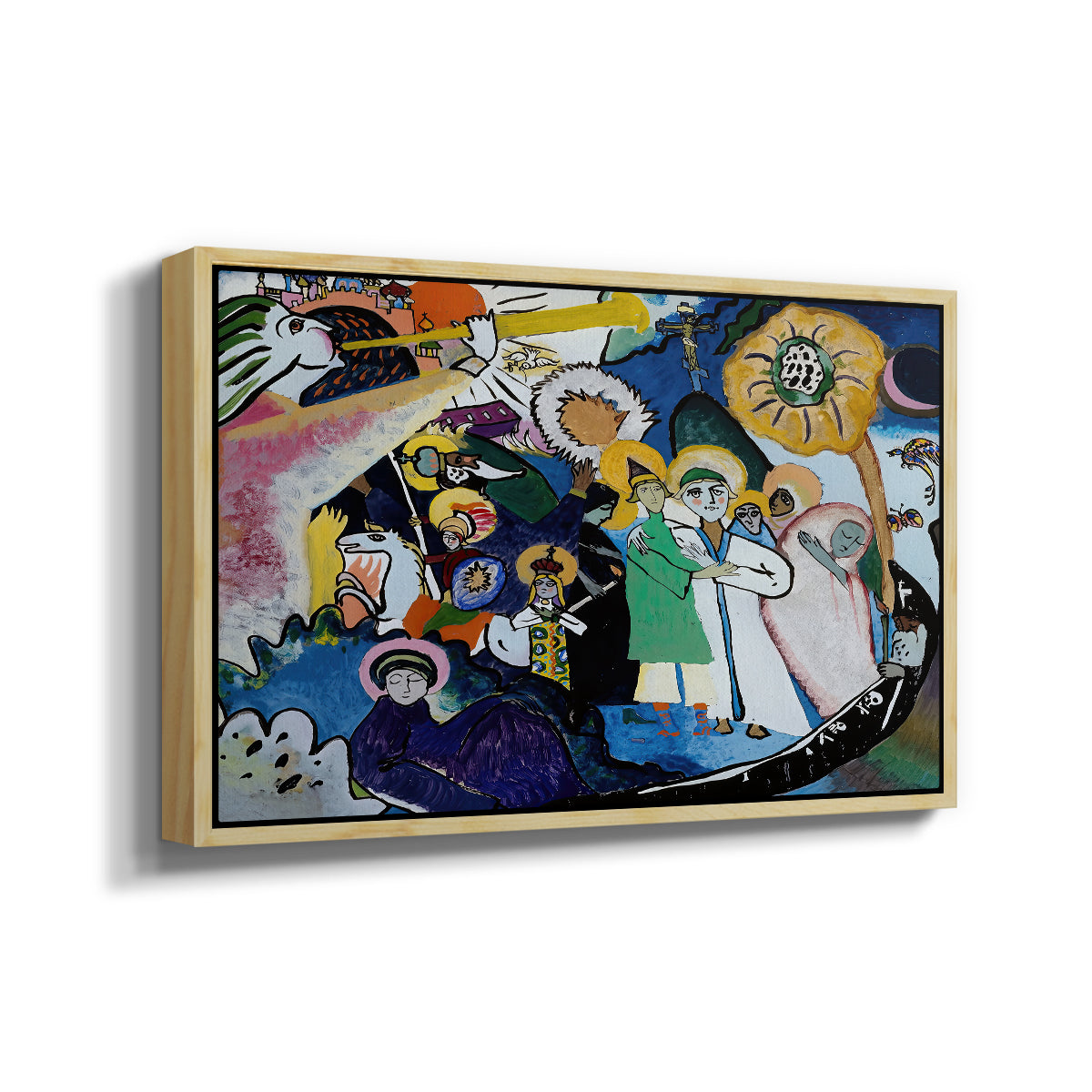 All Saints Day I, 1911 - Floater Framed Canvas Print