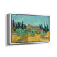 Wooden Sheds Among the Olive Trees and Cypresses, 1889 - Floater Framed Canvas Print