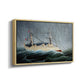 A Ship in the Storm, c. 1899 - Floater Framed Canvas Print