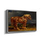 The Shire Horse Elephant in an Extensive Landscape, c. 1850s - Floater Framed Canvas Print