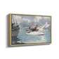 Fishing Boats, Key West, 1903 - Floater Framed Canvas Print