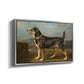 A Terrier in a Landscape, c. 1811 - Floater Framed Canvas Print