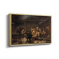 The Return of the Bear Hunter, 1856 - Floater Framed Canvas Print