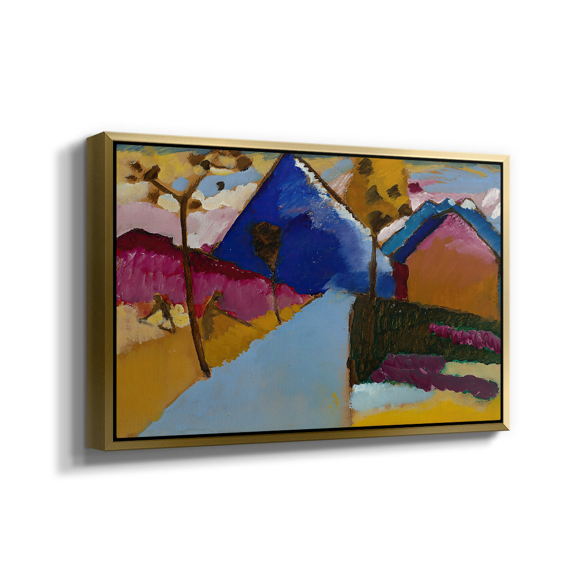 Kochel Straight Street, 1909 - Floater Framed Canvas Print