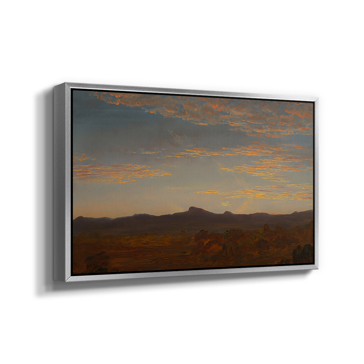 Study for "Catskill Creek", c. 1844-1845 - Floater Framed Canvas Print