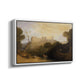 Linlithgow Palace, c. 1807 - Floater Framed Canvas Print