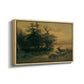 Wallowing Deer on the Shore of a Mountain Lake, c. 1850 - Floater Framed Canvas Print