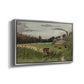The Chair Factory at Alfortville, 1897 - Floater Framed Canvas Print