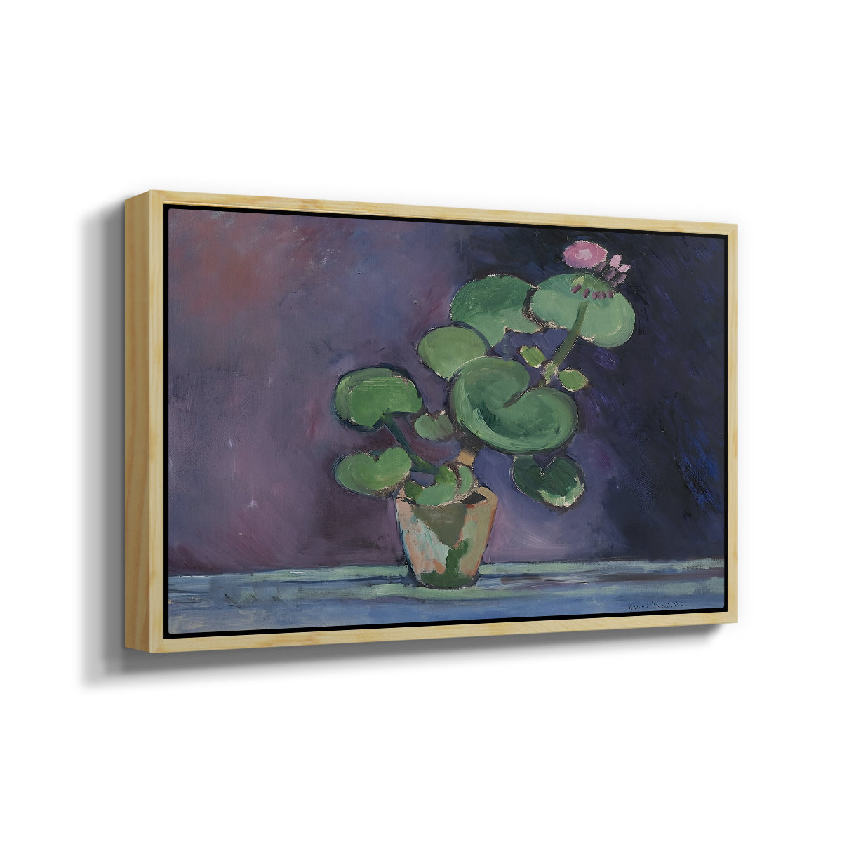 Geranium, 1909 - Floater Framed Canvas Print