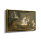 The Visit to the Nursery, c. 1775 - Floater Framed Canvas Print