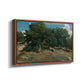 Fontainebleau: Oak Trees at Bas-Bréau, c. 1830-1835 - Floater Framed Canvas Print