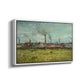 Factories at Clichy, 1887 - Floater Framed Canvas Print