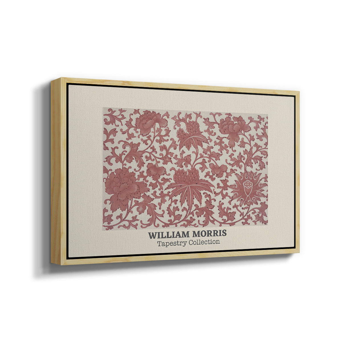 Examples of Chinese Ornament, Pl. XCIII (Morris Inspired), 1867 - Floater Framed Canvas Print