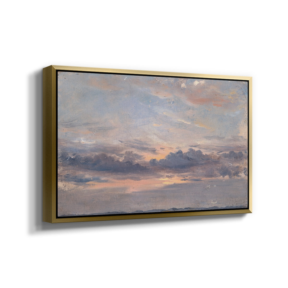 A Cloud Study, Sunset, c. 1821-1822 - Floater Framed Canvas Print