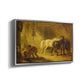 Heath Ewe and Lambs, 1810 - Floater Framed Canvas Print