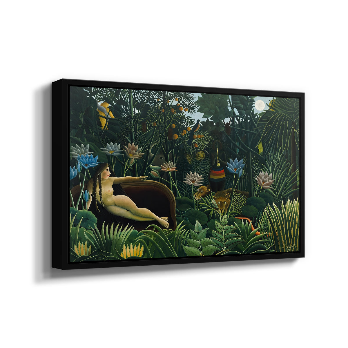 The Dream (Le Rêve), 1910 - Floater Framed Canvas Print