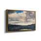 The Lone Boat, North Woods Club, Adirondacks, 1892 - Floater Framed Canvas Print