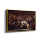 Funeral Feast, 1854 - Floater Framed Canvas Print