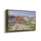 Gasometers at Clichy, 1886 - Floater Framed Canvas Print