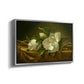 Magnolias on Gold Velvet Cloth, c. 1888-1890 - Floater Framed Canvas Print