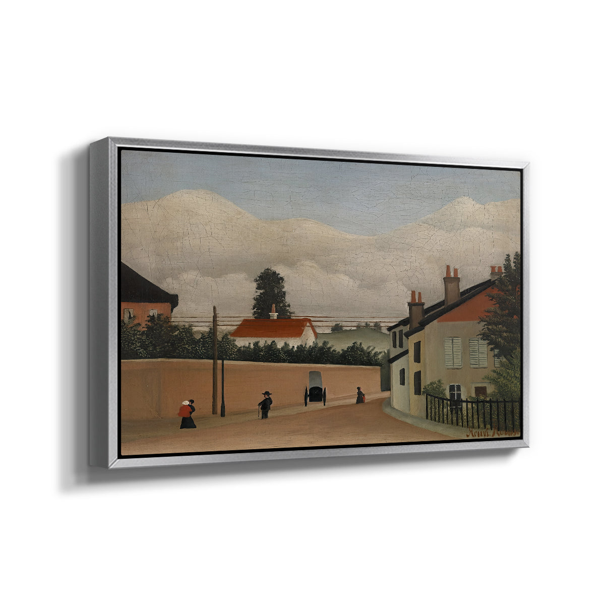 Outskirts of Paris, c. 1906-1910 - Floater Framed Canvas Print