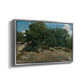 Fontainebleau: Oak Trees at Bas-Bréau, c. 1830-1835 - Floater Framed Canvas Print