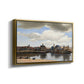 View of Delft, c. 1660-1661 - Floater Framed Canvas Print