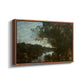 Souvenir of the Environs of Lake Nemi, 1865 - Floater Framed Canvas Print