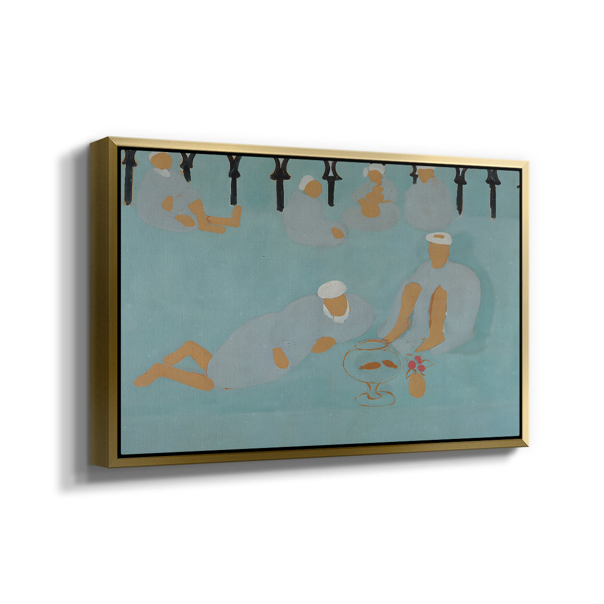 Arab Coffeehouse (Le café Maure), 1913 - Floater Framed Canvas Print