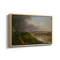 View from Mount Holyoke, Northampton, Massachusetts, after a Thunderstorm (Oxbow), 1836 - Floater Framed Canvas Print