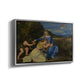 The Aldobrandini Madonna, 1532 - Floater Framed Canvas Print