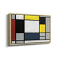 Composition with Yellow, Red, Black, Blue, and Gray, 1920 - Floater Framed Canvas Print