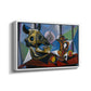 Still Life with Bull's Skull, 1939 - Floater Framed Canvas Print
