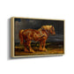 The Shire Horse Elephant in an Extensive Landscape, c. 1850s - Floater Framed Canvas Print