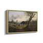 Shepherd with Billy Goat, c. 1830 - Floater Framed Canvas Print