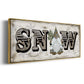 Winter Wonderland Friend Snow - Floater Framed Canvas Print