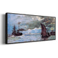Seascape - Floater Framed Canvas Print