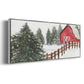 Christmas Time VI - Floater Framed Canvas Print