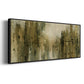 Gold City Shine - Floater Framed Canvas Print
