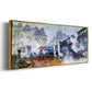 The Europe Bridge Saint Lazare Station in Paris - Floater Framed Canvas Print