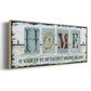 Home Wherever We - Floater Framed Canvas Print
