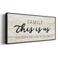 This is Us - Floater Framed Canvas Print