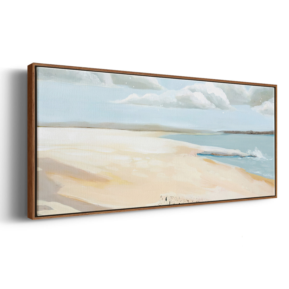 Sandy Getaway II - Floater Framed Canvas Print