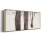 Under the Winter Tree II - Floater Framed Canvas Print