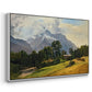 Mountains in Berchtesgaden - Floater Framed Canvas Print